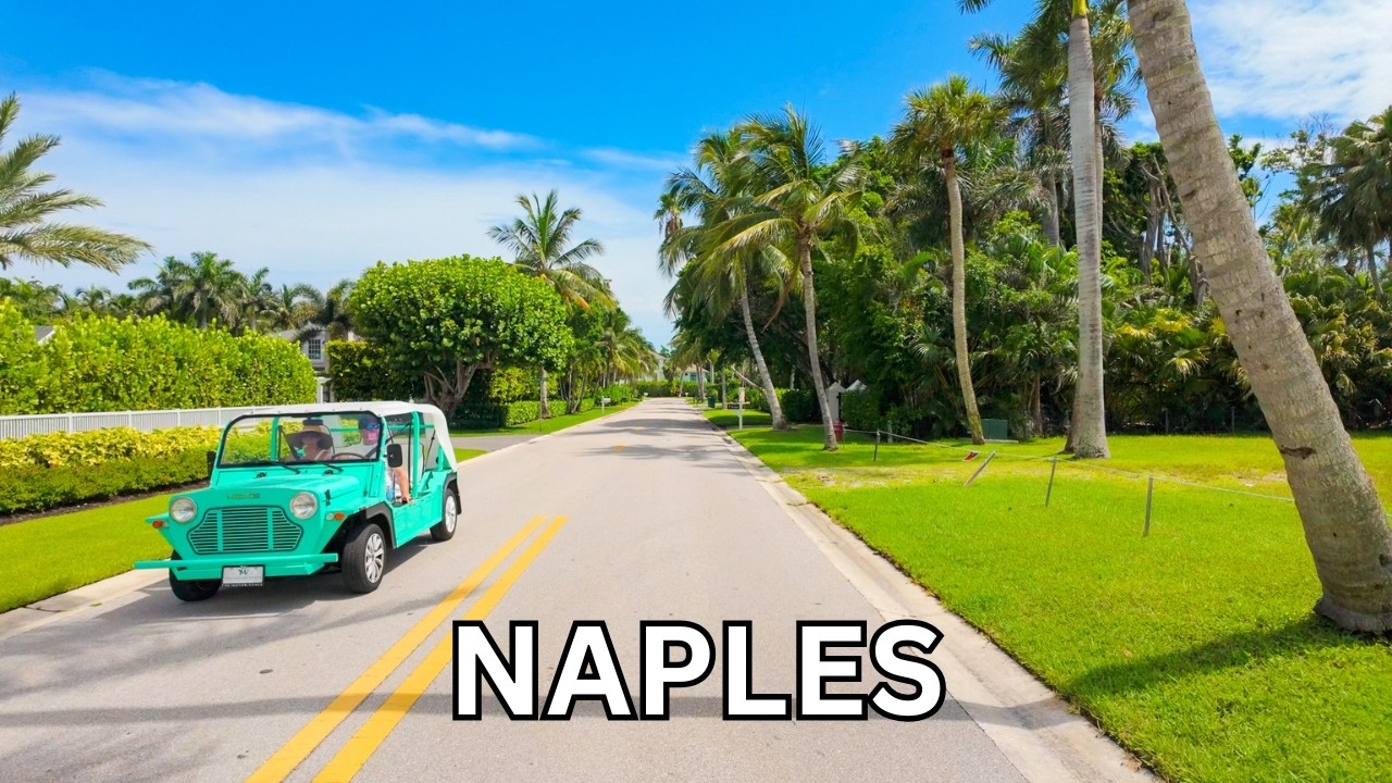 Naples Florida Scenic Drive 4K | Olde Naples, Royal Harbor, Port Royal & Bayfront