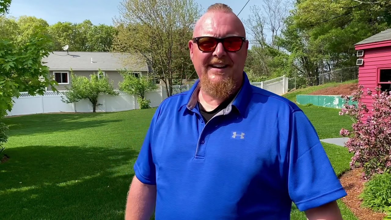 Mowing with the Toro mower and the Lawn Stryper System