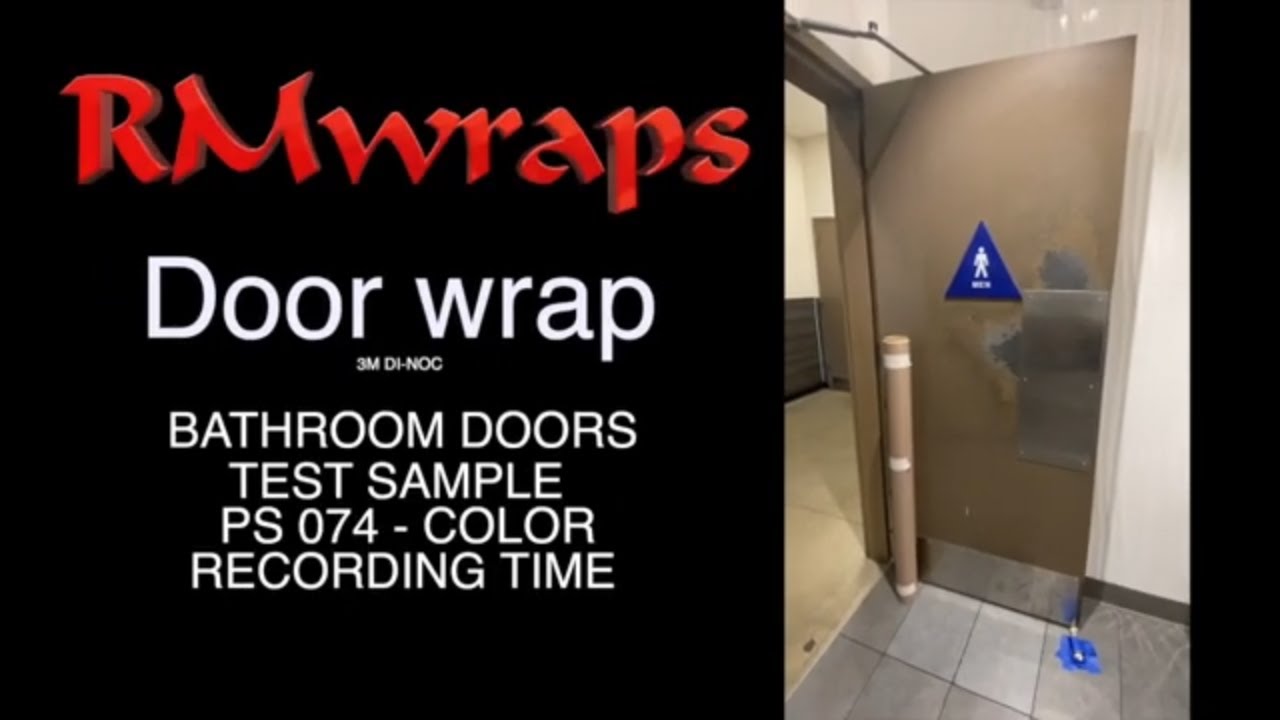 Testing 3M DI-NOC Architectural Film on High Traffic Doors