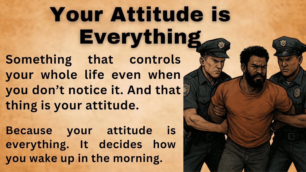 Your Attitude is Everything || Improve Your English || Bookish English