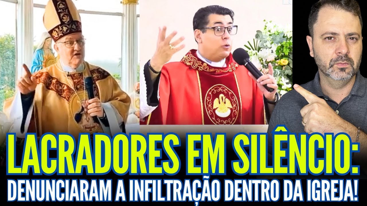 CALARAM OS LACRADORES: DOM ADAIR E PADRE CHRYSTIAN DENUNCIARAM A INFILTRAÇÃO DENTRO DA IGREJA!!