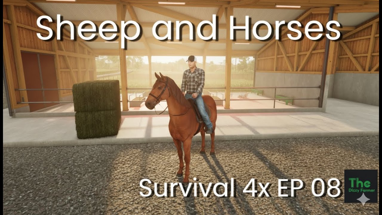 MONEY MOVES! Selling Lettuce to Buy a Sheep & Horse Pen! Survival 4x FS25 Ep  008