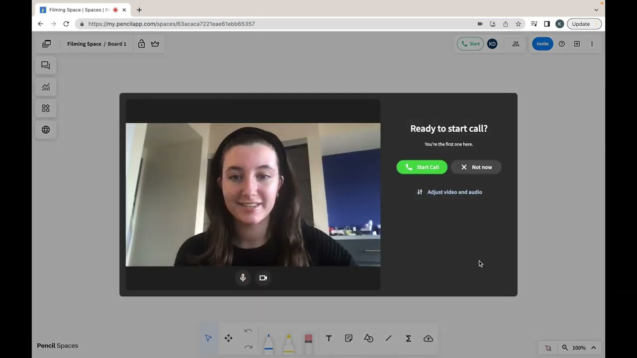 How to configure audio and video settings | Pencil Spaces Tutorials