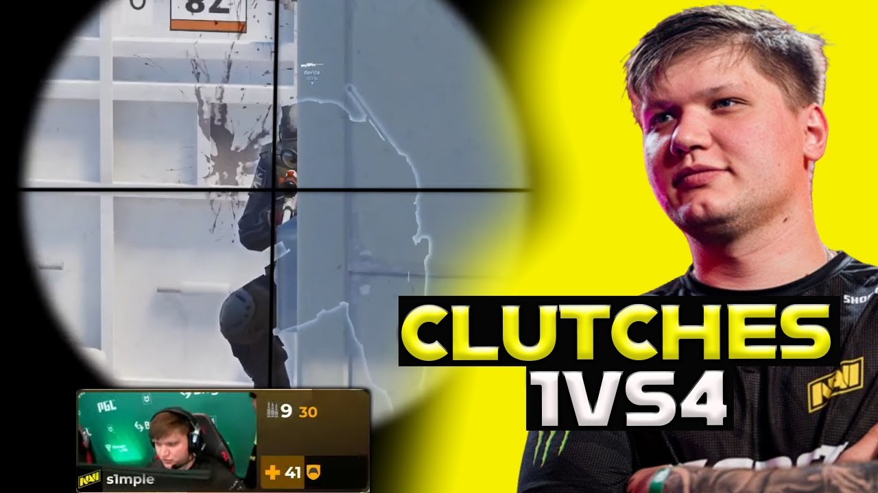 The Best CS2 Pro 1VS4 Clutches EVER! Ft. s1mple, broky & MORE!
