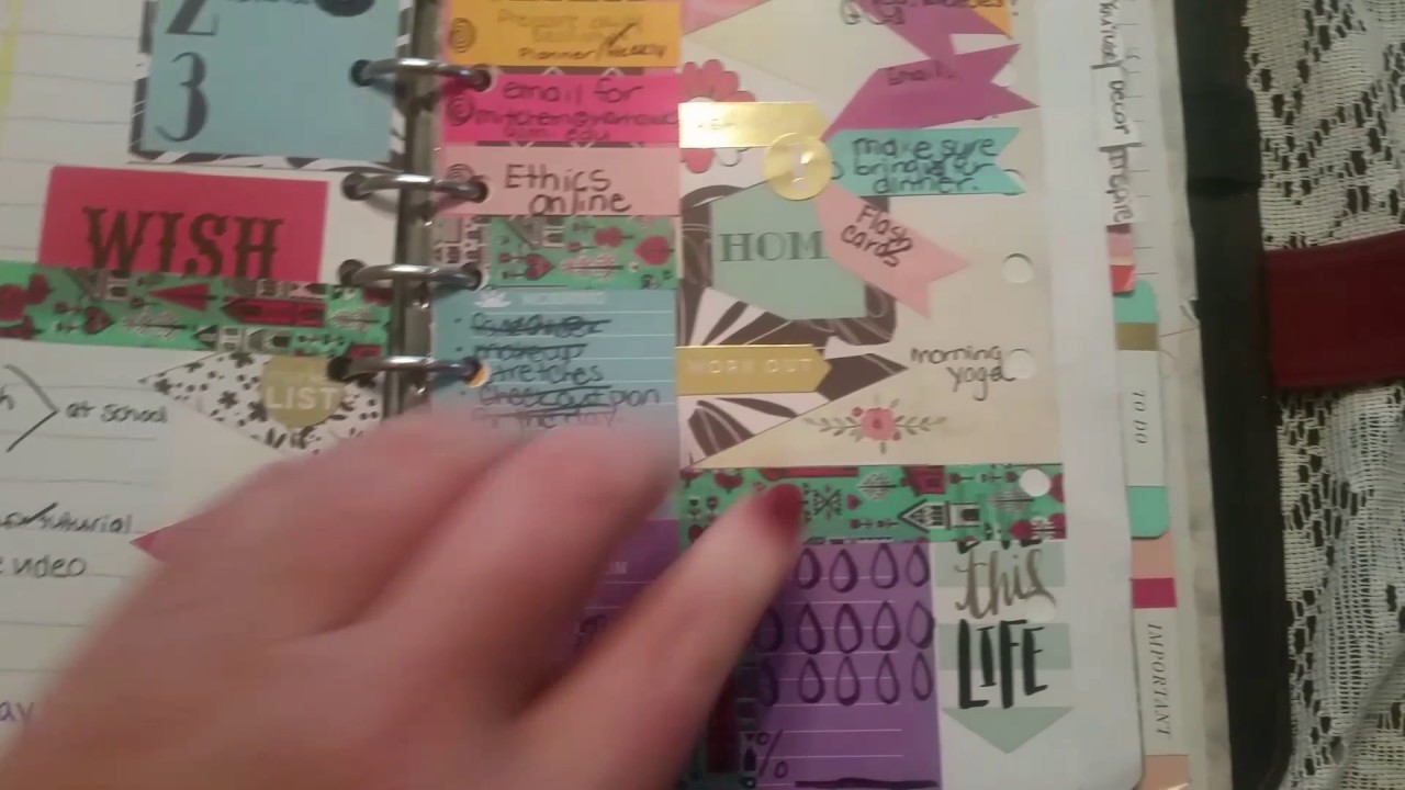 Planner run through!