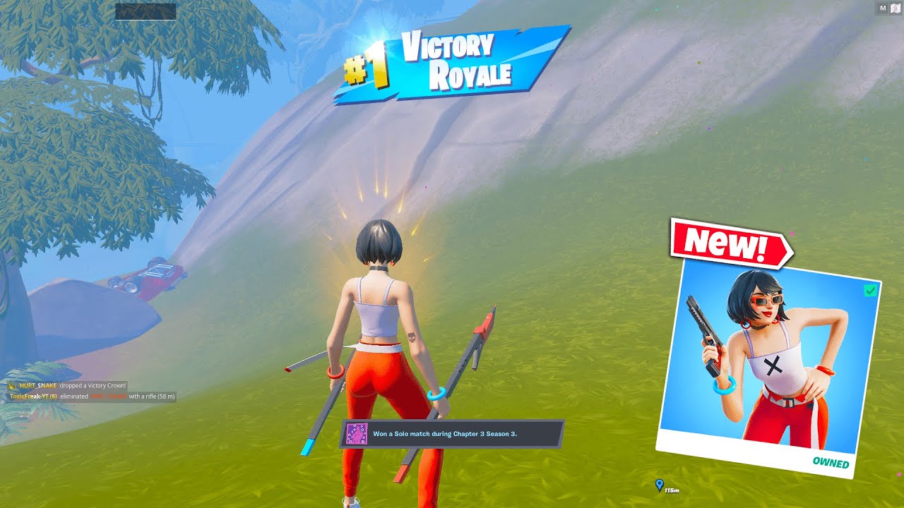 AGGRESSIVE SOLO GAMEPLAY WITH EVIE SKIN + PAIRING BLADES