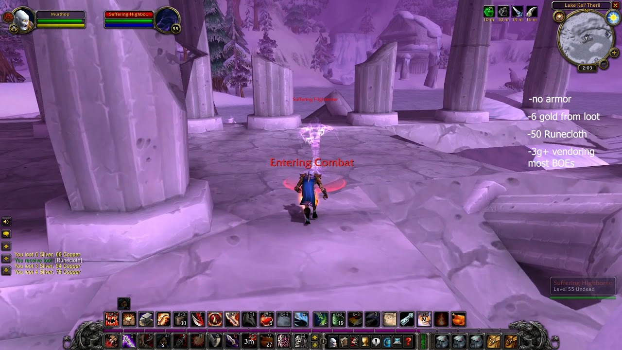 Wow Classic: Earn 12-15 Gold Per Hour Farming Ghosts In Winterspring (Level 55+)
