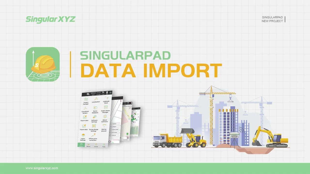 SingularPad Tutorial | Data Import