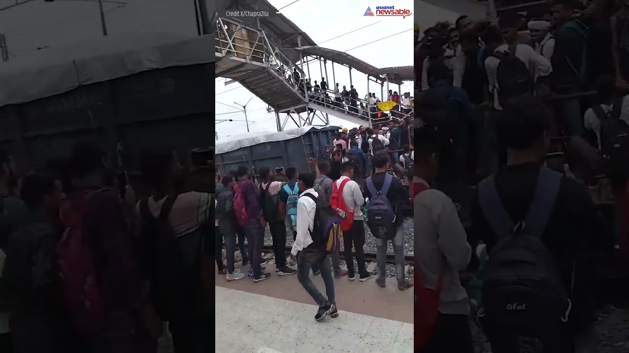 Massive Crowd at Bihar Railway Station Amid Bihar Police Exam Rush Sparks Demand for Special Trains
