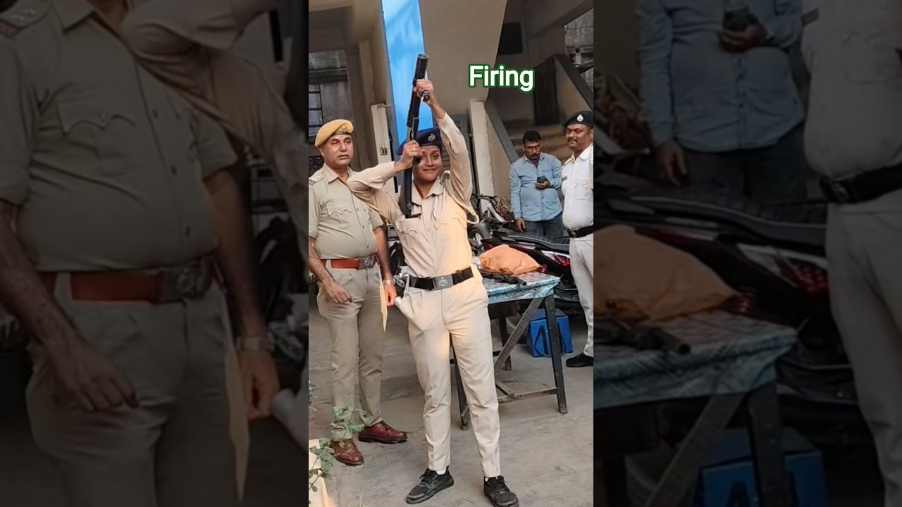 Anti riot Gas gun 🔫 practice class howrah city police