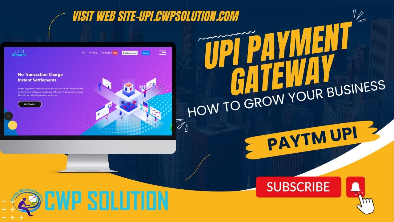 Paytm Upi Gateway | Best For Web Site Payment Gateway | 2024  Source Code @cwpsolution