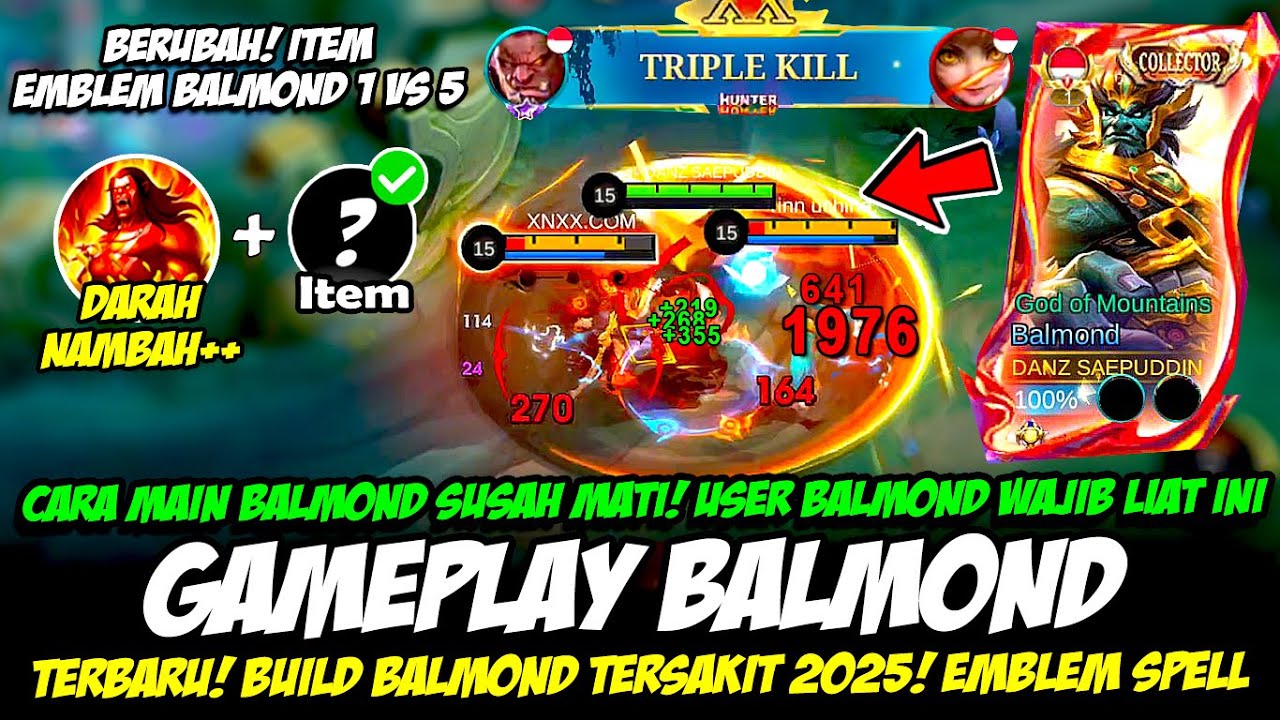 TIPS BALMOND SUSAH MATI + CARA MAIN BALMOND TERBARU❗BUILD BALMOND TERSAKIT❗GAMEPLAY BALMOND EXP LANE