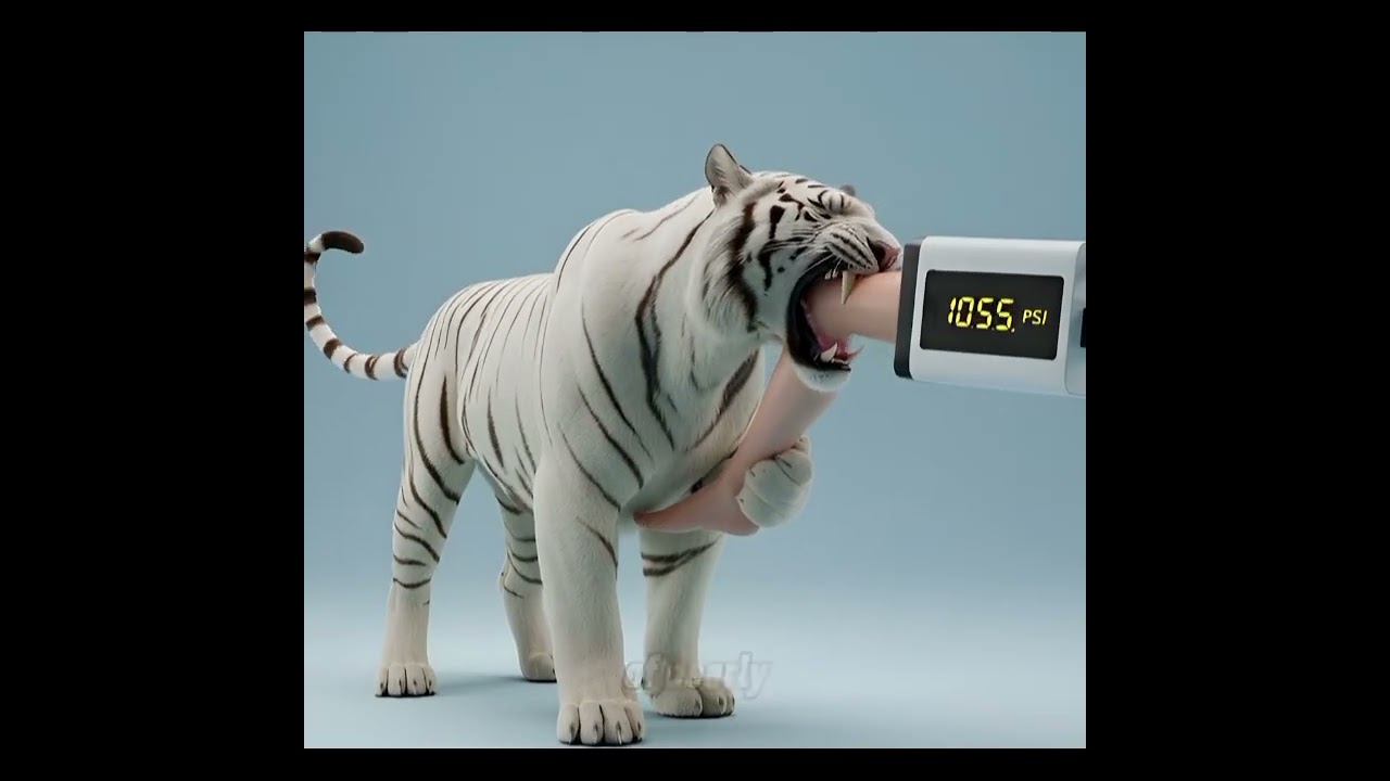🐯 TigerThe real beast here!A tiger has a bite force of nearly