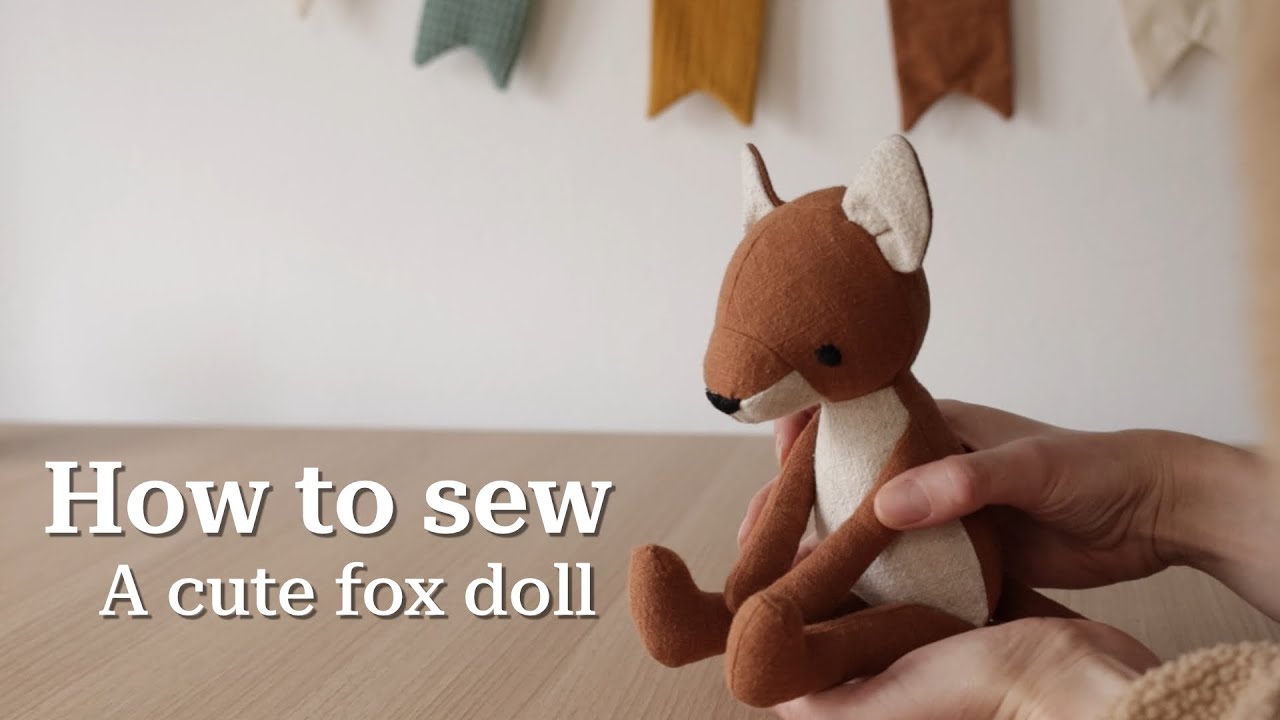 How to sew a cute Fox plushie - Sewing Tutorial