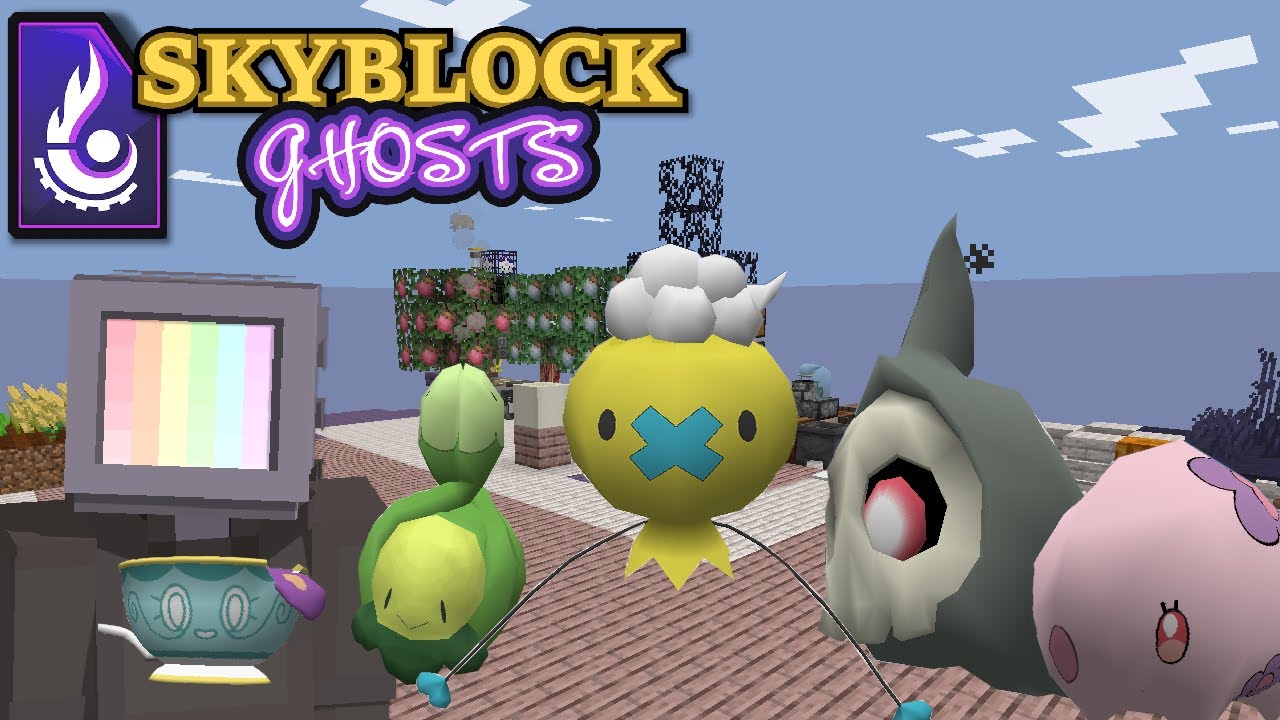The gangs all here | Pixelmon Skyblock Ghosts Ep 2