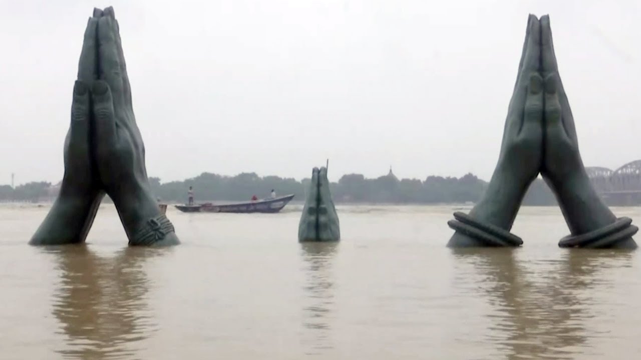 Varanasi Water Level Increase In Ganga River