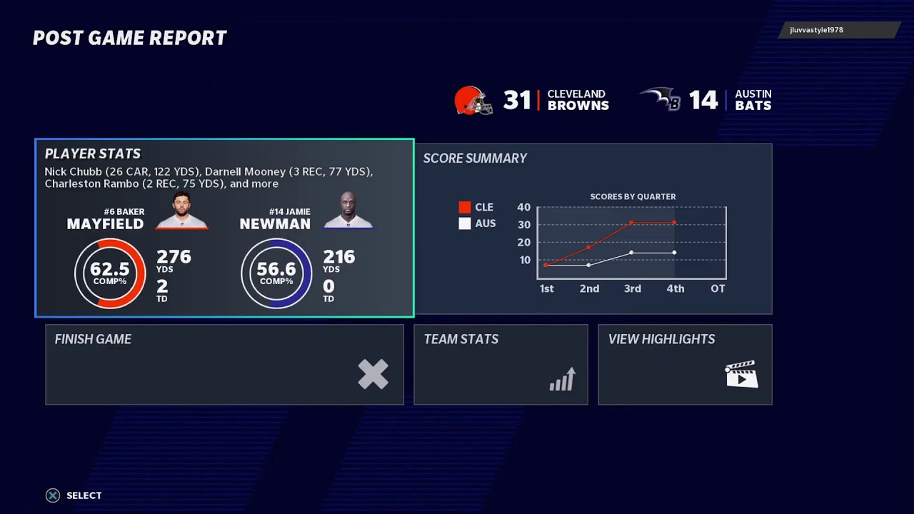 Browns CFM vs Bats