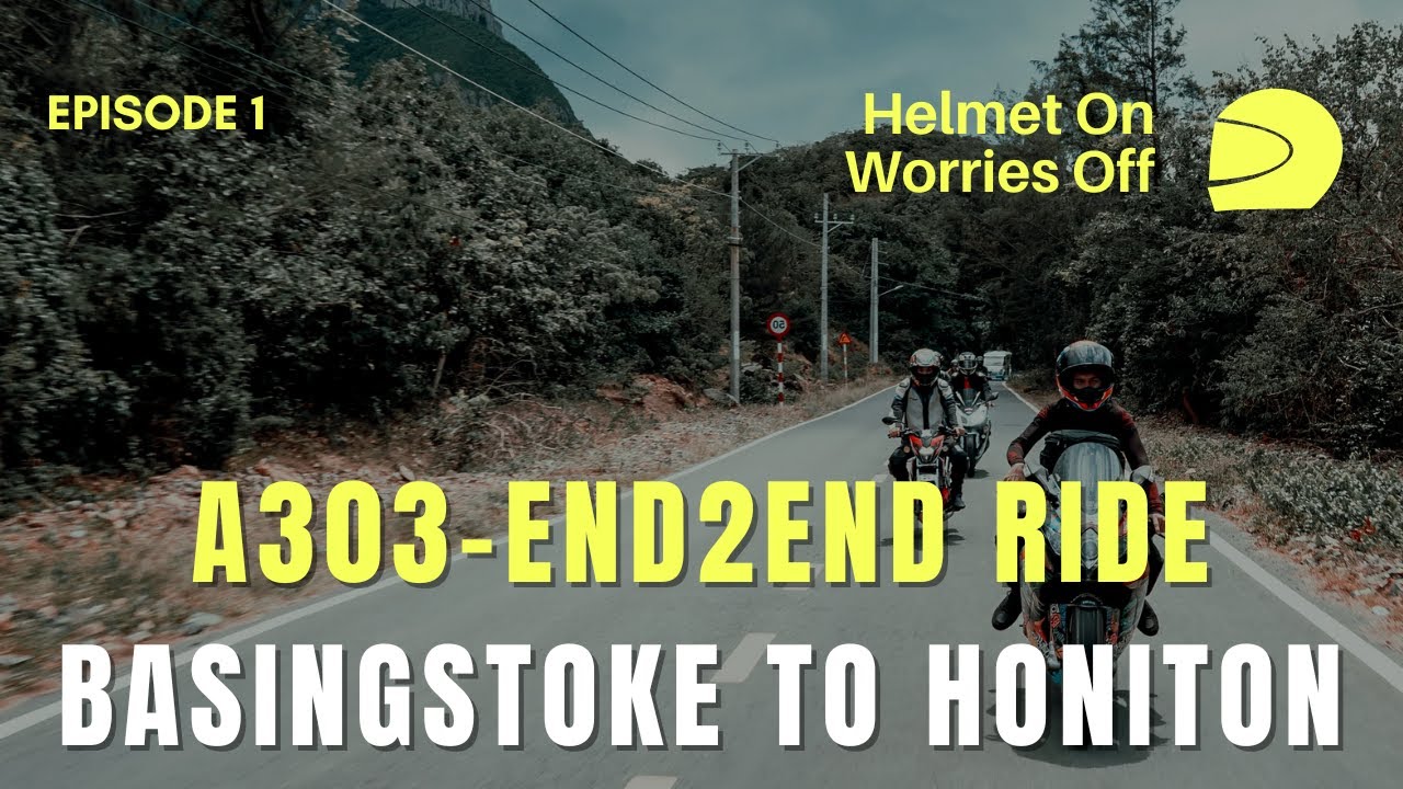 A303 End-to-End Motorcycle Tour: Basingstoke to Honiton. Episode 1