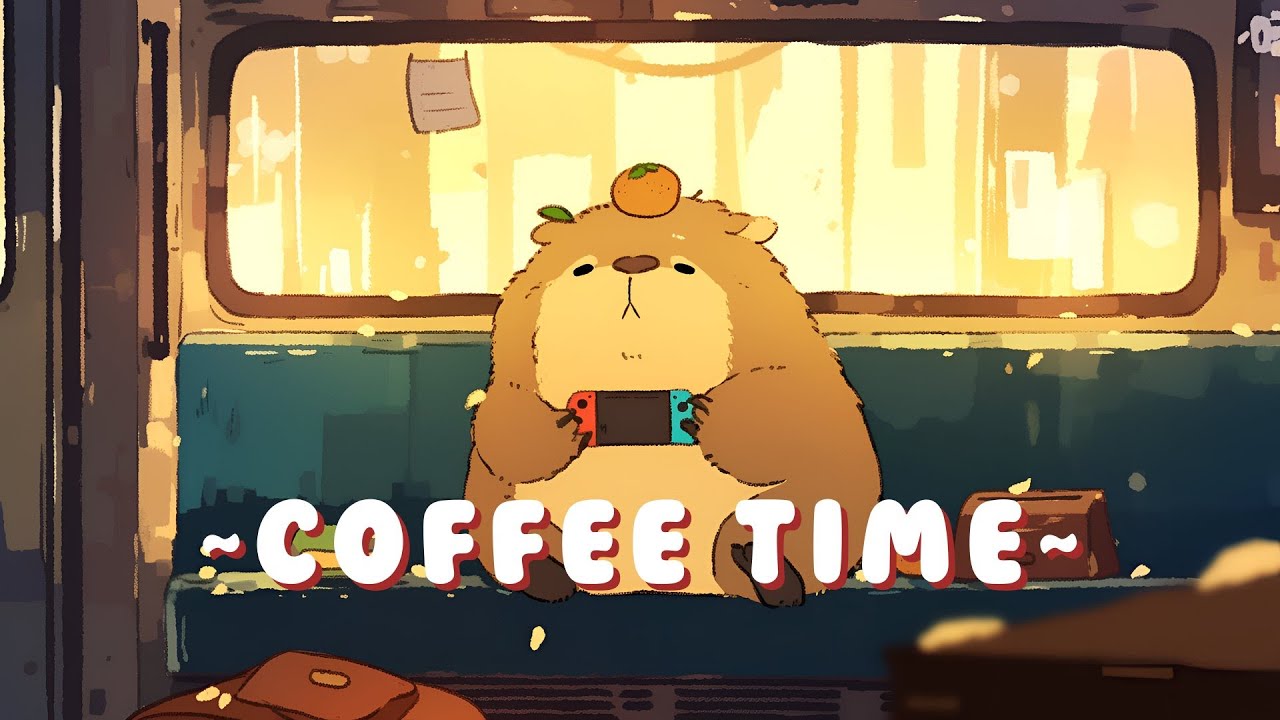 [1 Hour] Capybara Lofi Collection | Peaceful Beats for Studying & Relaxing 🎵 💫 | Focus Helper