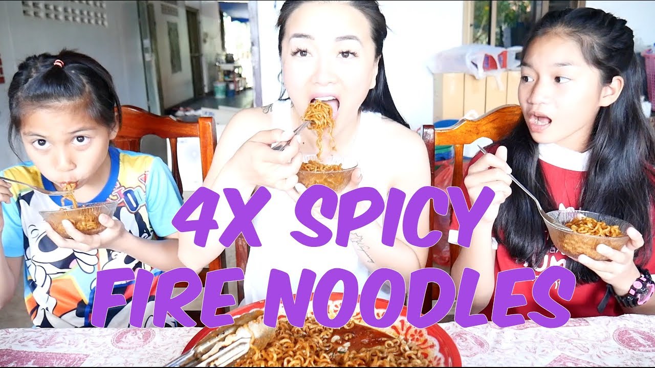 4X SPICY MALA FIRE NOODLE | SASVlogs