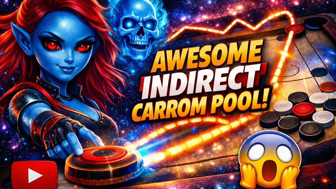 💯🔥Awesome Fair Indirect Carrom pool 👽💀💥Er Nilstar Yt carrompool live #subscribe