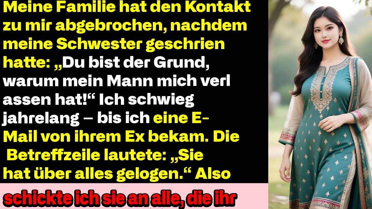 Sie gab mir die Schuld an ihrer Scheidung—dann brach meine Familie den Kontakt ab