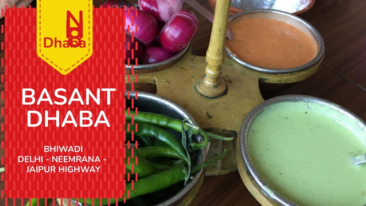 Basant Dhaba Bilaspur Delhi Neemrana Jaipur Highway | Famous for Paratha | Indian Street Food