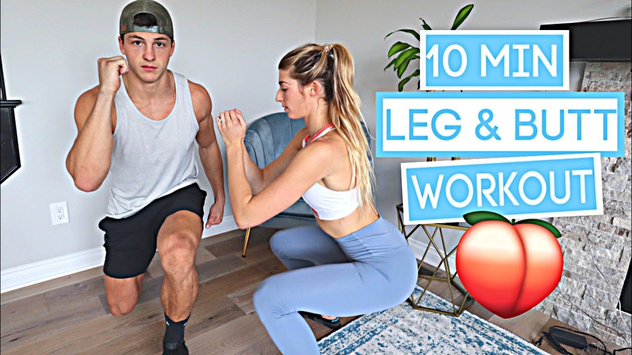 10 MIN LEG WORKOUT - No Equipment // Jatie Vlogs