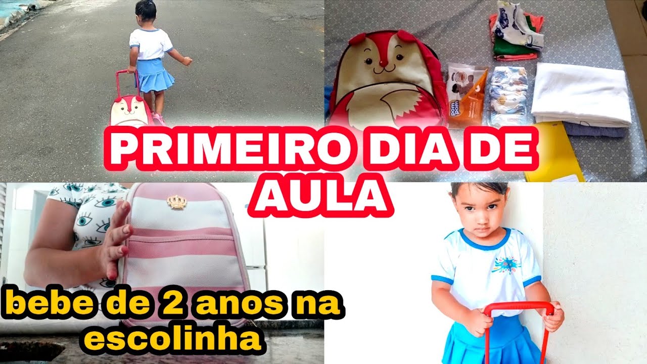 PRIMEIRO DIA DE AULA NA ESCOLINHA/ CRECHE | BEBÊ DE 2 ANOS