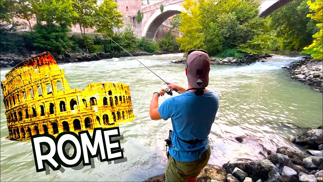 PREDATORI nel CENTRO di Roma?! Pesca a Spinning nel Fiume Tevere della Capitale in Piena Estate! C&R