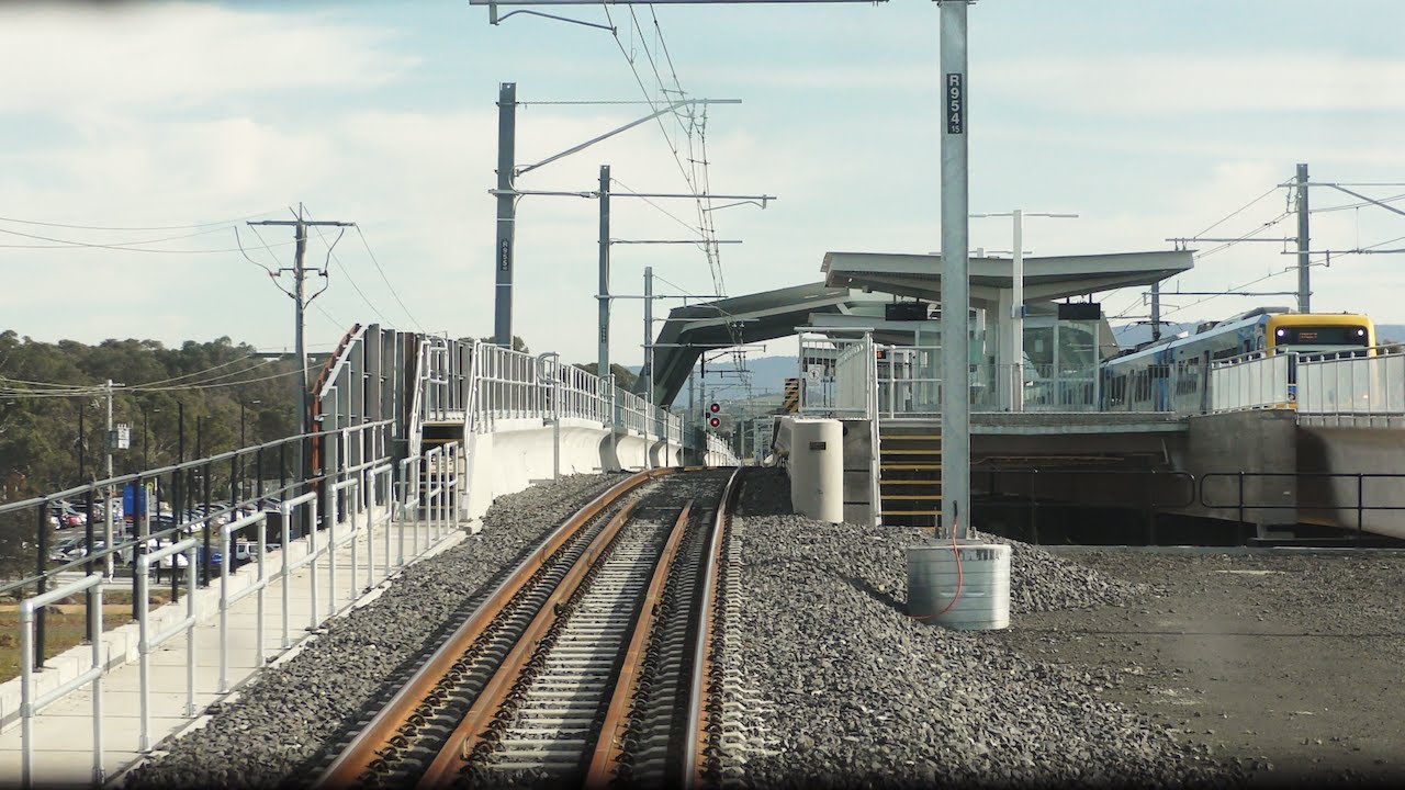 Driver's View Flinders St to Mernda Melbourne almost non-stop