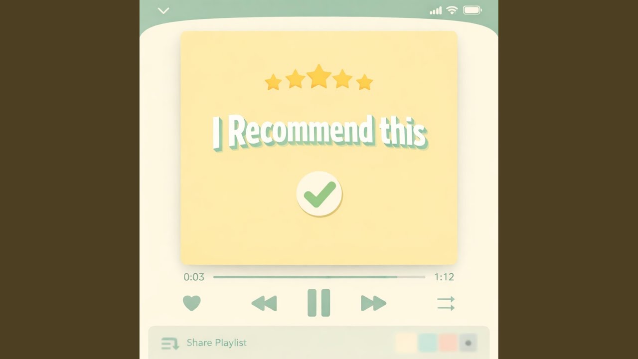 I recommend this
