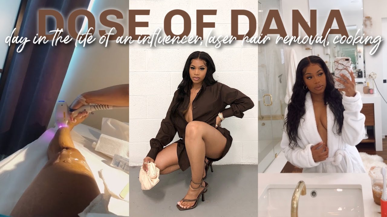 DOSE OF DANA: LASER HAIR REMOVAL + BTS OF FILMING FOR SPONSORSHIPS + LOTS OF COOKING | DIVASWIGS