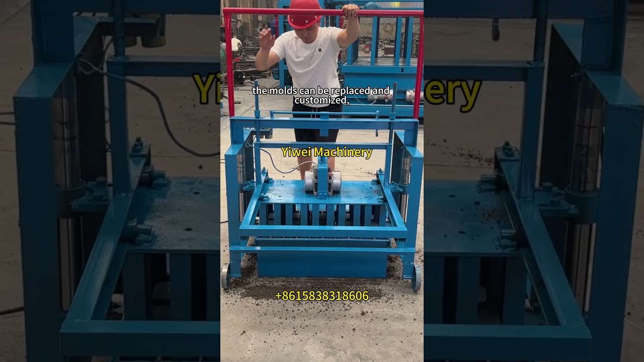 Small Concrete Block Machine South Africa Making Bricks Machine Hollow Bricks Push-block Machine