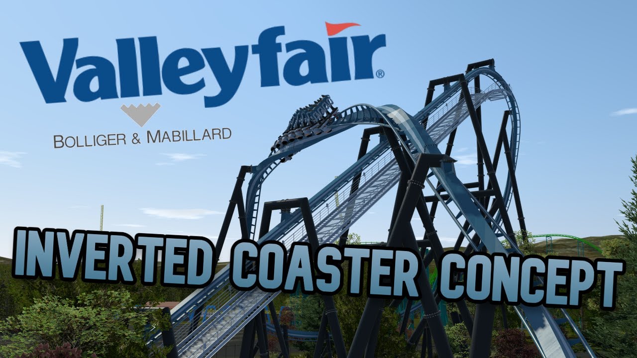 VALLEYFAIR B&M Inverted Roller Coaster CONCEPT