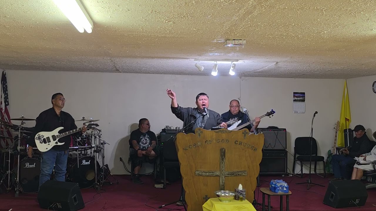 Gilbertson Frank Jr @The Word Of God Church Revival in Tohajiilee, NM 