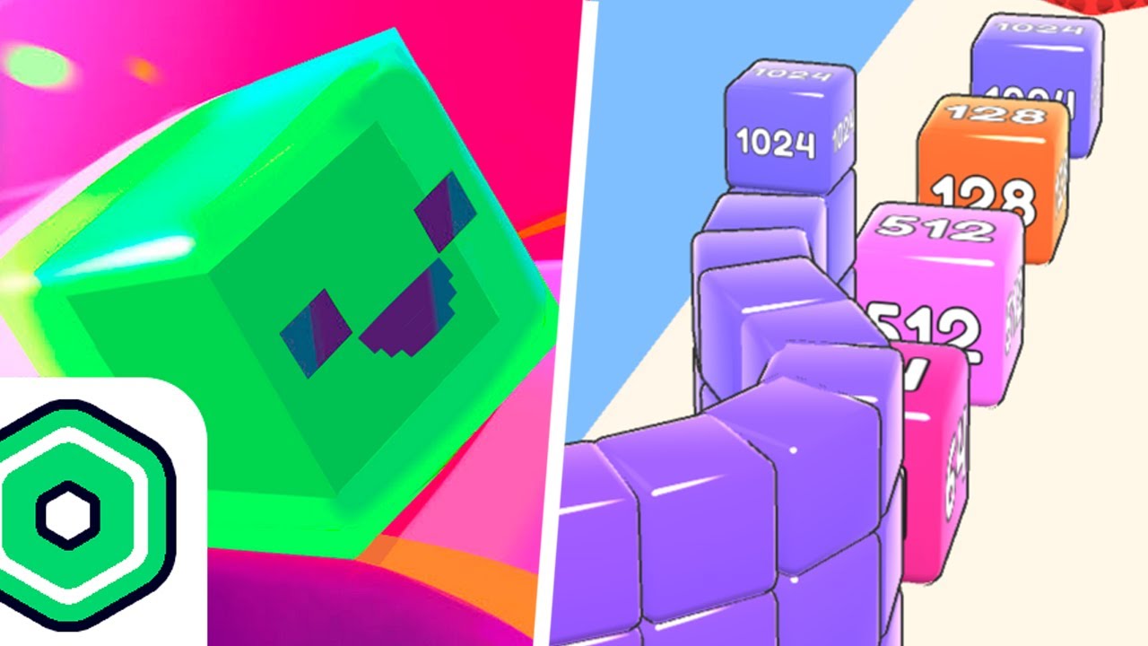 Level Up 2048 Number: Slime Rush, Infinity Cube Run - 1⭐ Max Level Gameplay