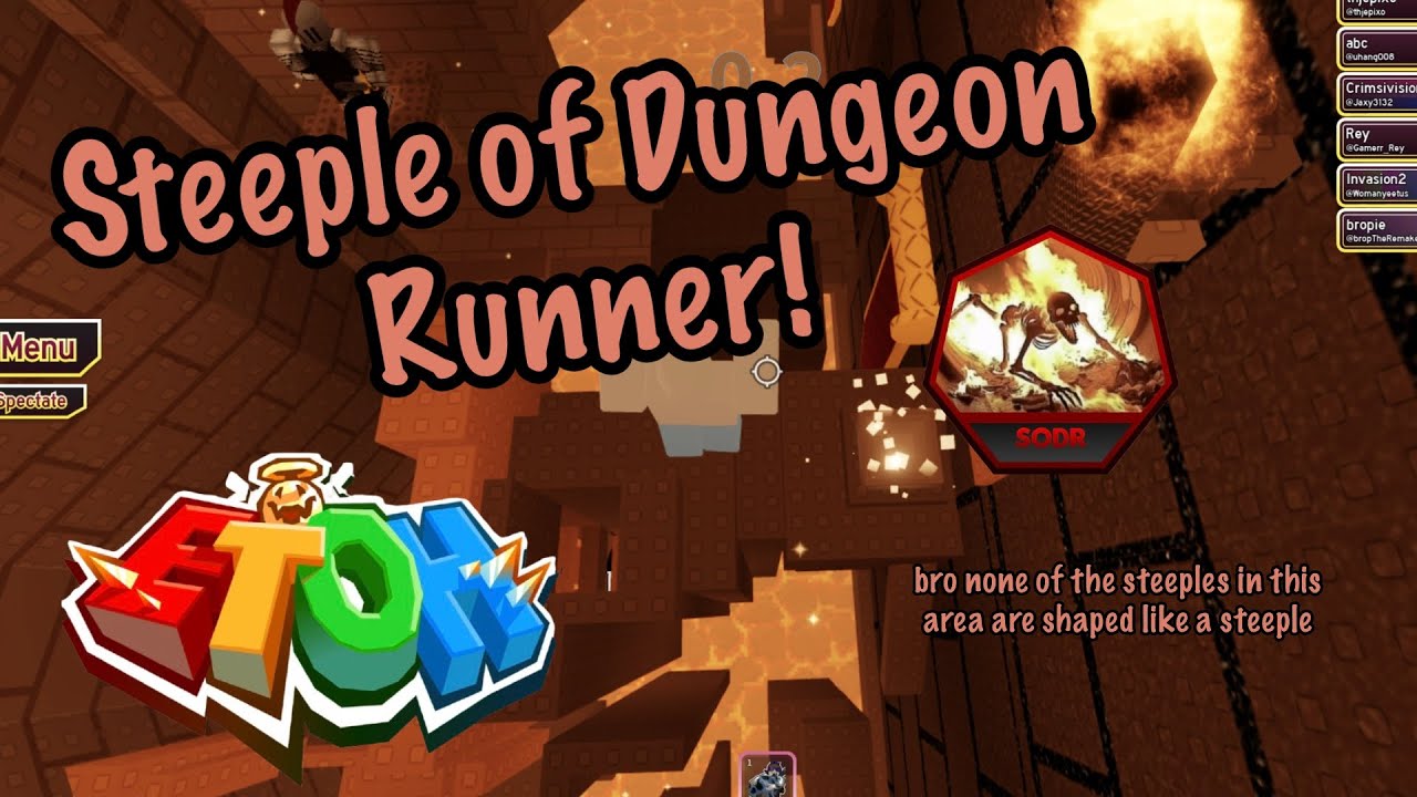 Steeple of Dungeon Runner (SoDR) | EToH