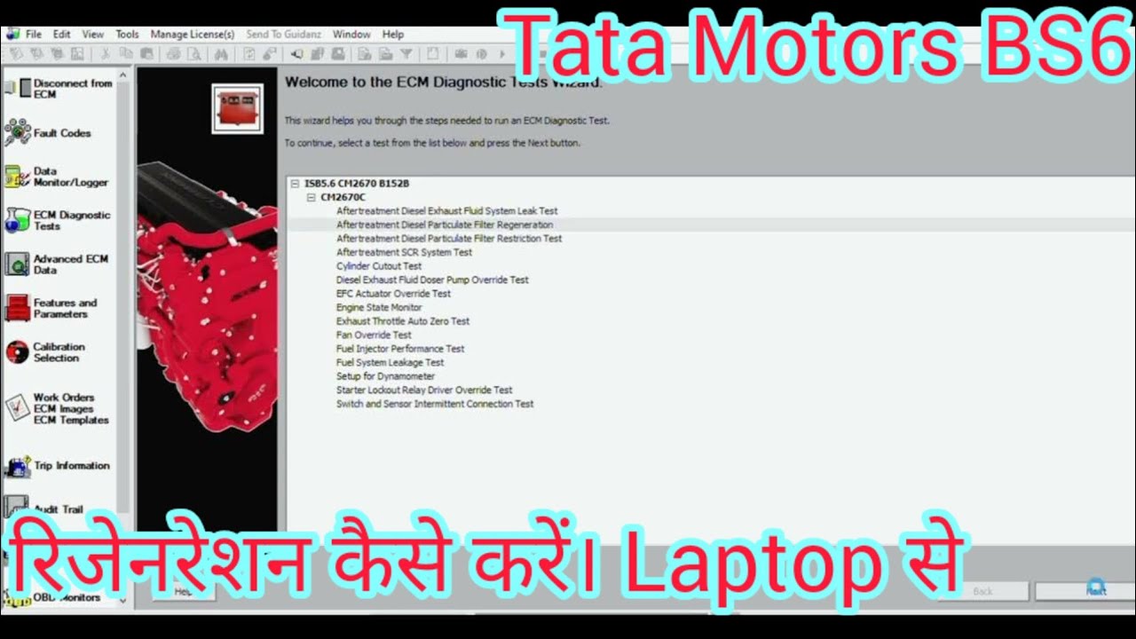 #cummins Tata Motors BS6 Vehicle Regeneration Process & Warning Lamp