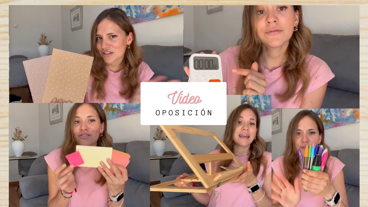 Material de PAPELERÍA que uso para la OPOSICIÓN