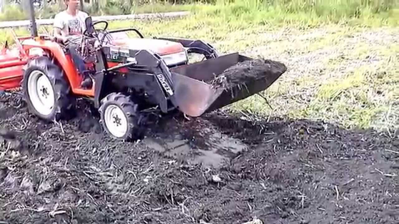 久保田 kubota GT21 曳引機 耕耘機 鏟斗 農耕機 測試 tractor トラクター รถแทรกเตอร์  traktorट्रैक्टर traktör máy kéo