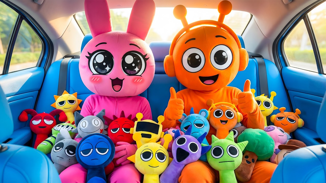 WHERE are Sprunki? Oren & Pinki Found Them in the Car!