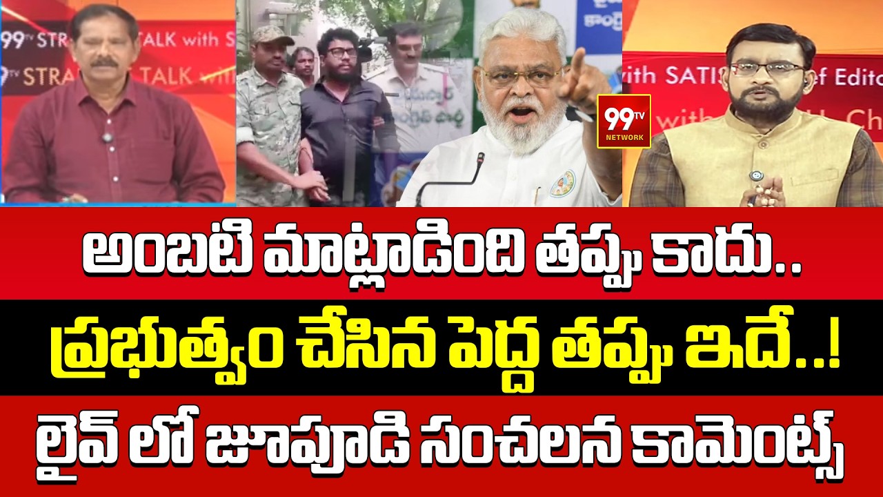 అంబటి మాట్లాడింది తప్పు కాదు.. | Jupudi Prabhakar Rao Comments On Ambati Rambabu | 99TV