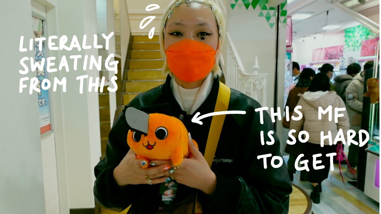 tokyo vlog 1 - finding vegan food and desperately trying to win a pochita