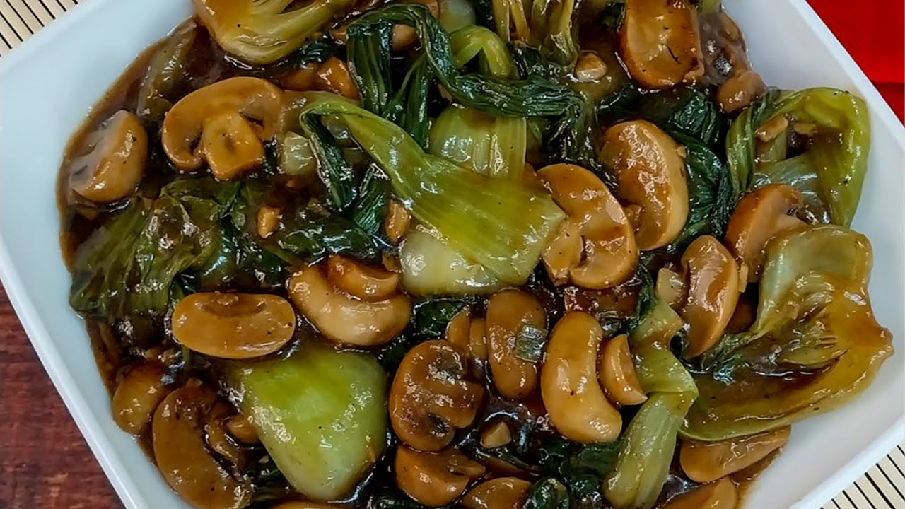 BOK CHOY & MUSHROOM RECIPE