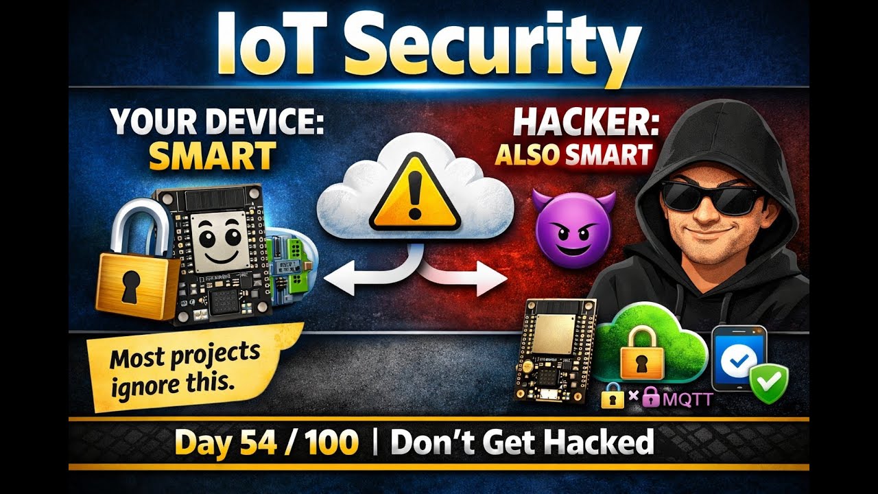 Day 54: IoT Security Basics — Why Most IoT Projects Fail (And How to Fix Them)
