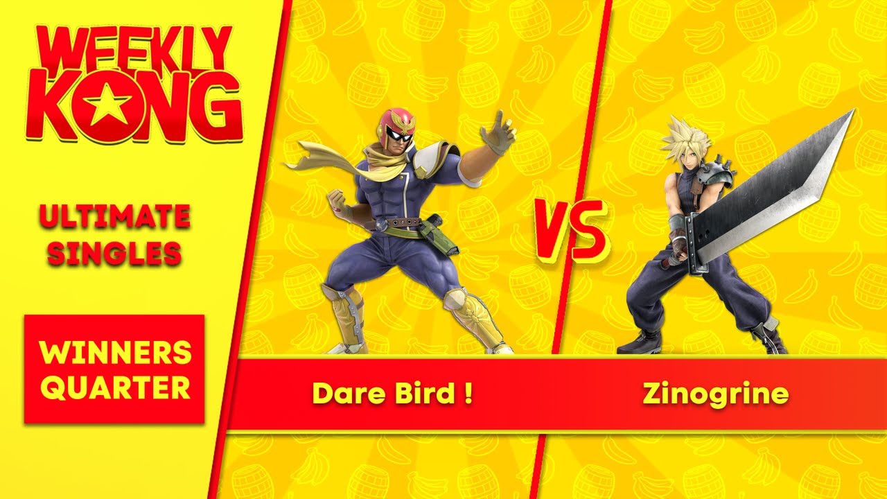 KONG#8 - Winners Quarter-Final - Dare Bird ! (Captain Falcon) VS Zinogrine (Cloud)
