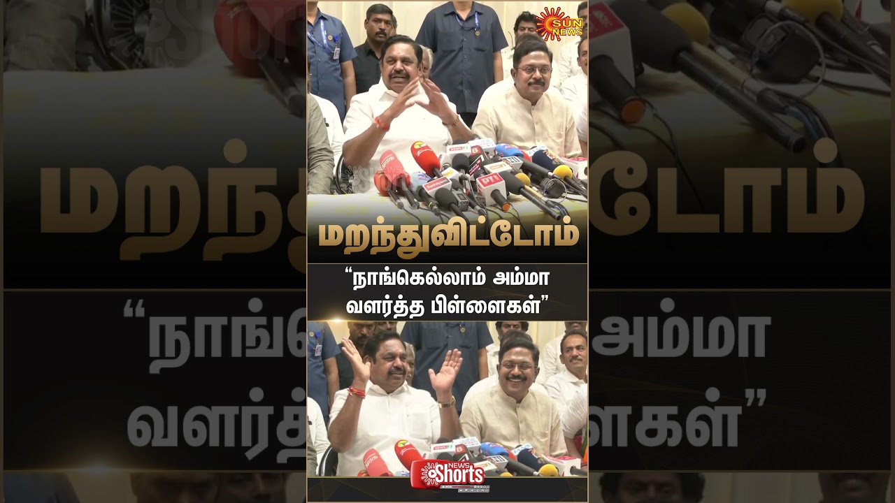 EPS & TTV Dhinakaran Press Meet | Stunning Speech | ADMK | AMMK | NDA Alliance | Sun News