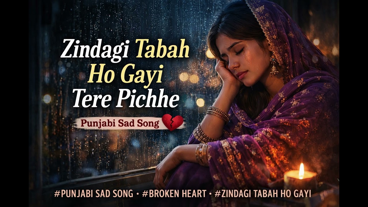 Zindagi Tabah Ho Gayi Tere Pichhe 💔 | Punjabi Sad Song for Girls | Emotional Breakup Song