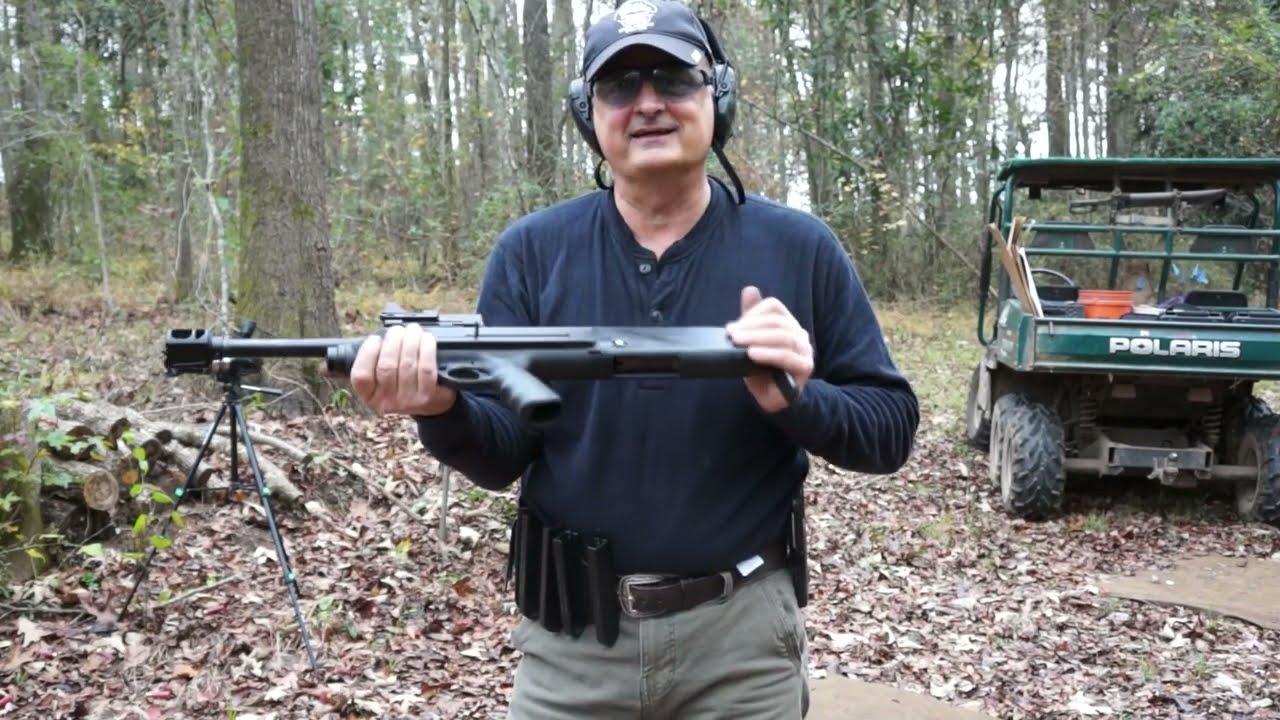 Low Budget Shooting #60 High Standard 10 B Police Shotgun. The first Bullpup shotgun? It's possible.